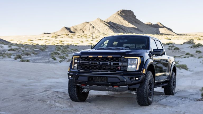 Black-2023-Ford-F-150-Raptor-R-Front-View