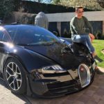 Cristiano Ronaldo's luxury car collection featuring multiple supercars