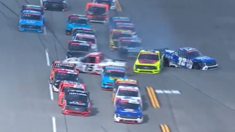 Rookie Takes On Veteran In NASCAR Talladega Fight