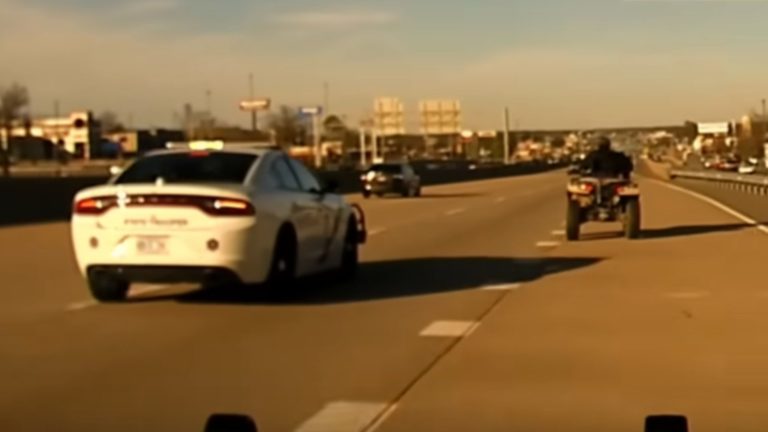 ATV Police Chase On Arkansas Highway Hits 66 MPH