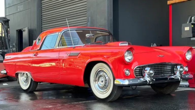 Kris Jenner’s 1956 Ford Thunderbird Heads To Auction