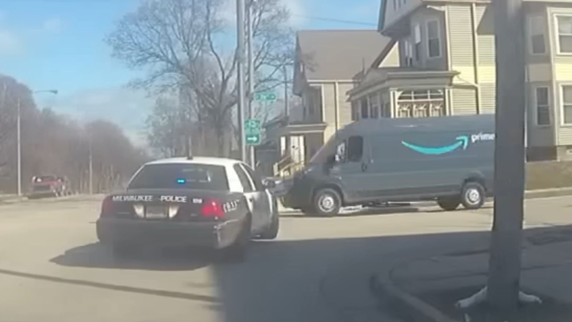 Milwaukee Police Release Amazon Van Chase Footage