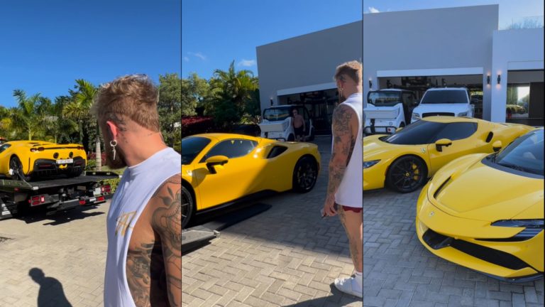 Jake Paul Buys A Ferrari SF90 Spider