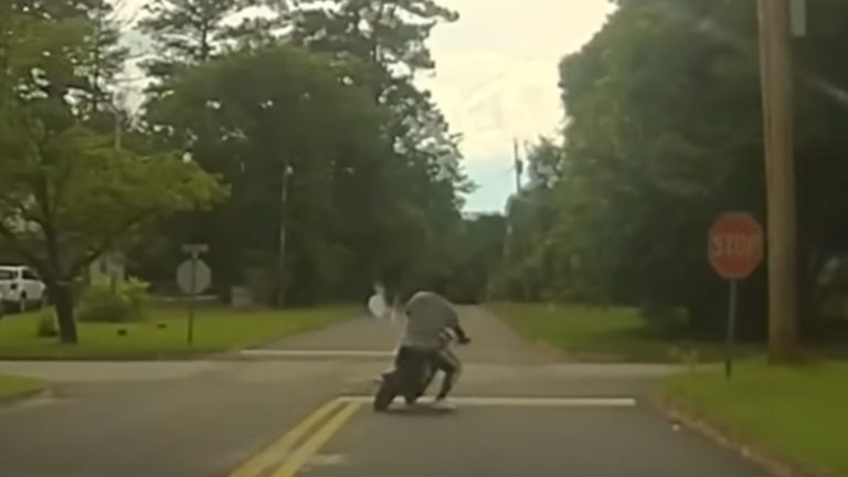 Inexperienced Dirt Biker Runs From Georgia Police