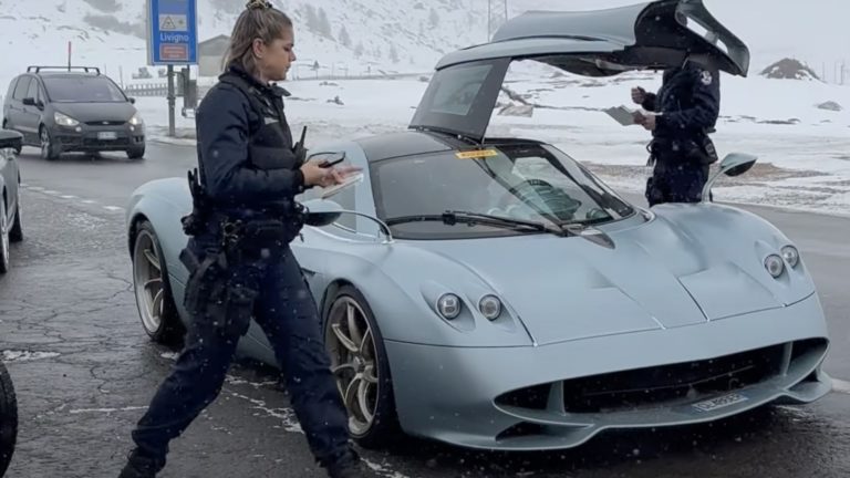Swiss Police Seize $7 Million Pagani Huayra Codalunga in Traffic Stop