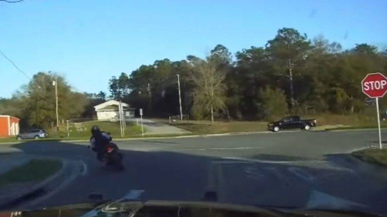 Motorcyclist Takes Florida Highway Patrol For A Ride