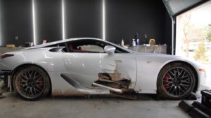 Wrecked Lexus LFA Could Be a Half Million Dollar Repair Job