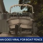 California Man Paints Boat Mural On Fence Out Of Pure Spite