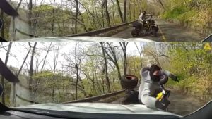 Cop Uses Cruiser To Stop ATV Speeding On Connecticut Footpath