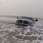 Ram Truck Drowns At Texas Beach