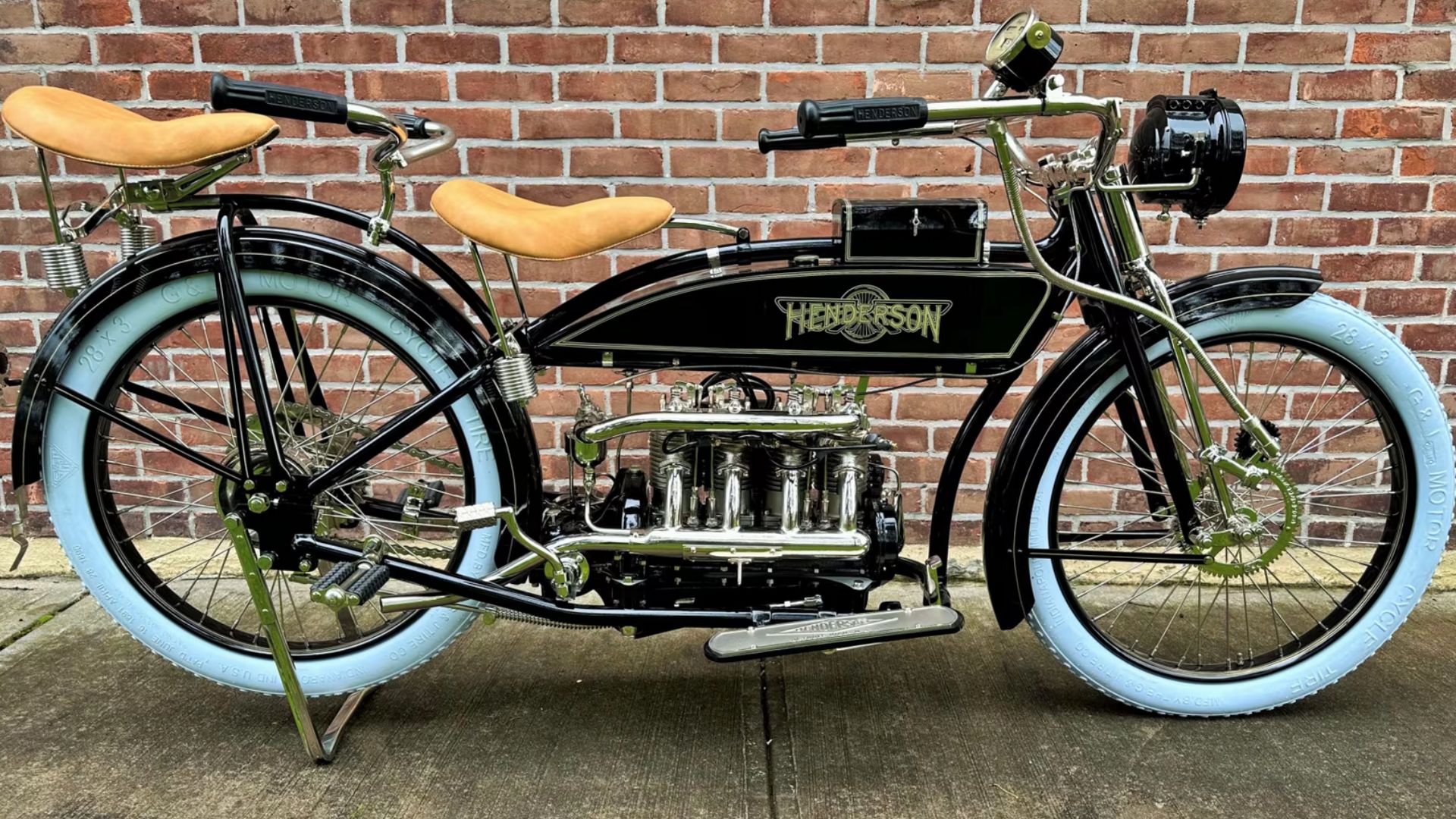 Take Your Honey For A Ride On This Tandem Seat Henderson Motorcycle