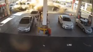 Video: This Is What A Gas Station Explosion Looks Like