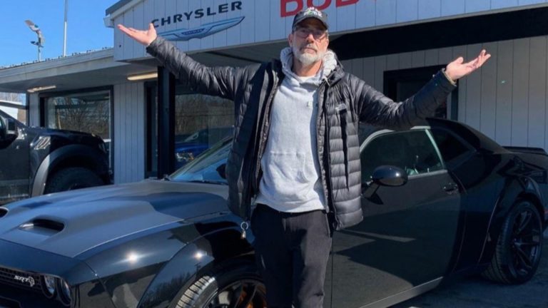 Actor Jeffrey Dean Morgan Loves His Hellcat