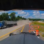 Semi-Truck Crashes Big In Michigan Construction Zone