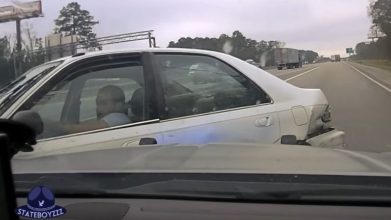 Georgia Trooper Chases Down A Stolen Honda Civic