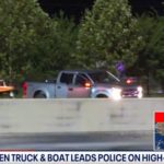 Stolen Truck Towing Boat Belonging To TikTok Influencer Flees From Houston Police