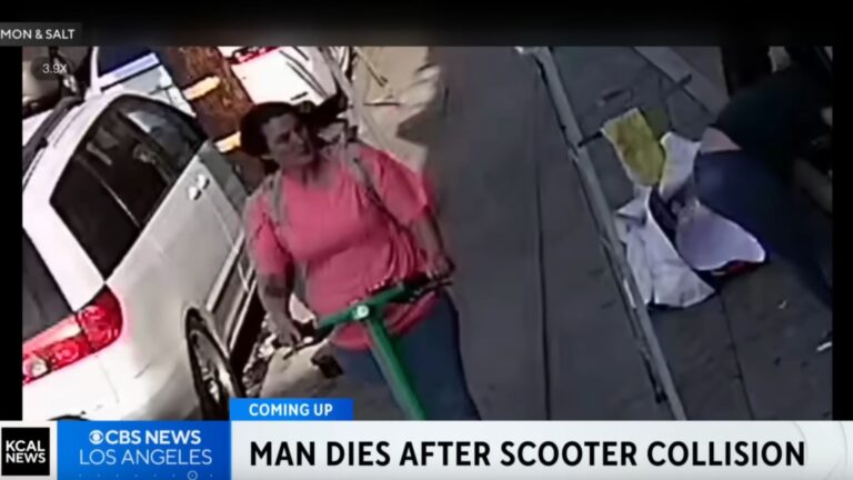 Elderly Man Killed In Electric Scooter Hit-And-Run