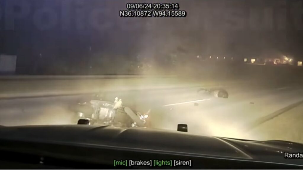 Honda Shadow Rider Crashes While Fleeing An Arkansas Trooper - Backfire ...