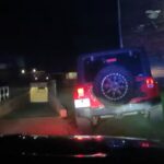 Jeep Wrangler Goes Off-Road Running From Police