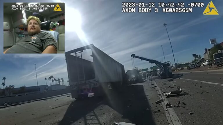 Truck Driver Watching TikTok Causes A Horrific Accident