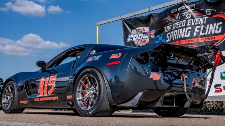 C6 Corvette Sets A Standing Mile Speed Record