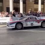 Classic Lancia Delta Crashes At Turin Motor Show