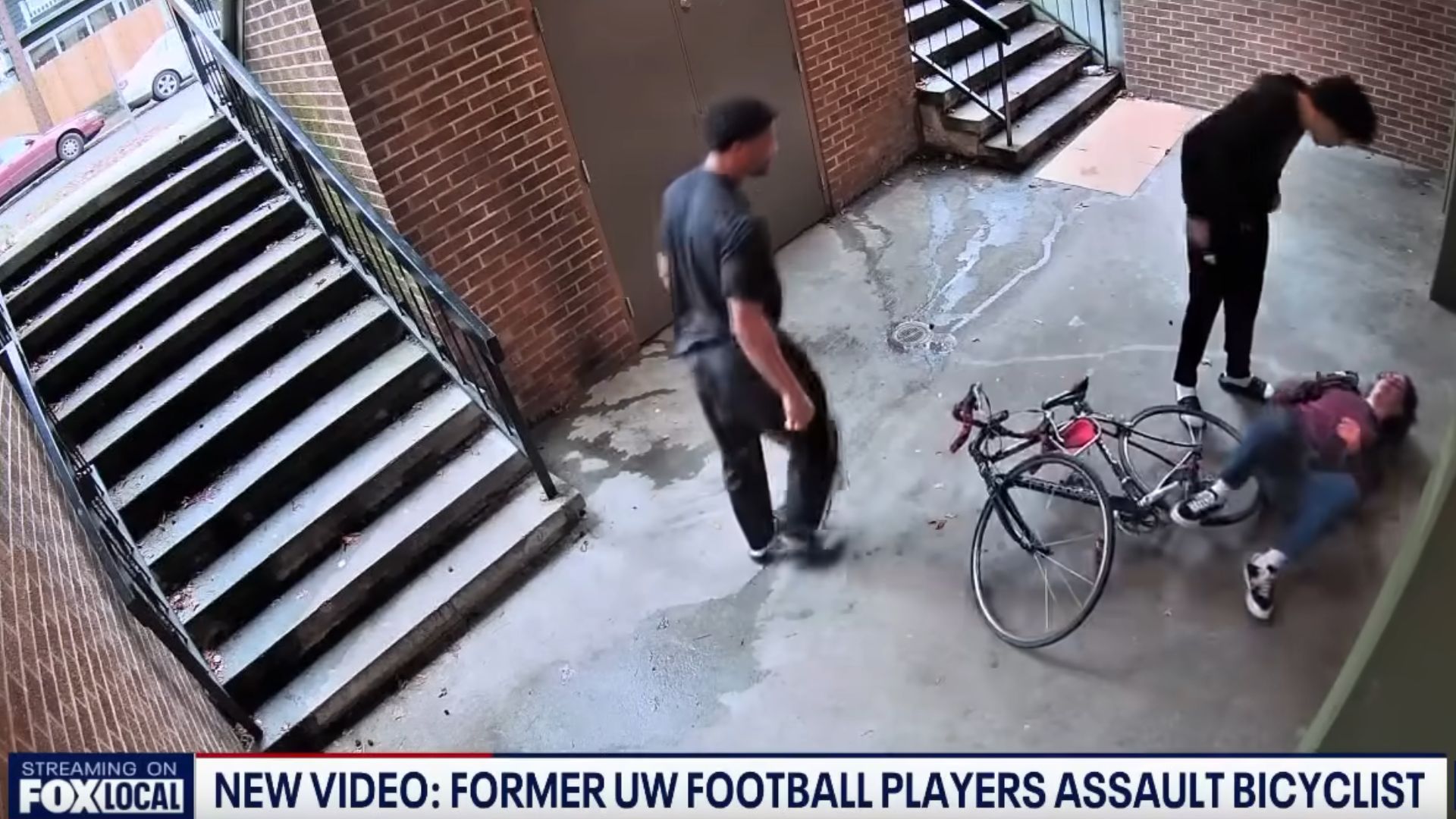 College Football Players Caught On Camera In Road Rage Assault