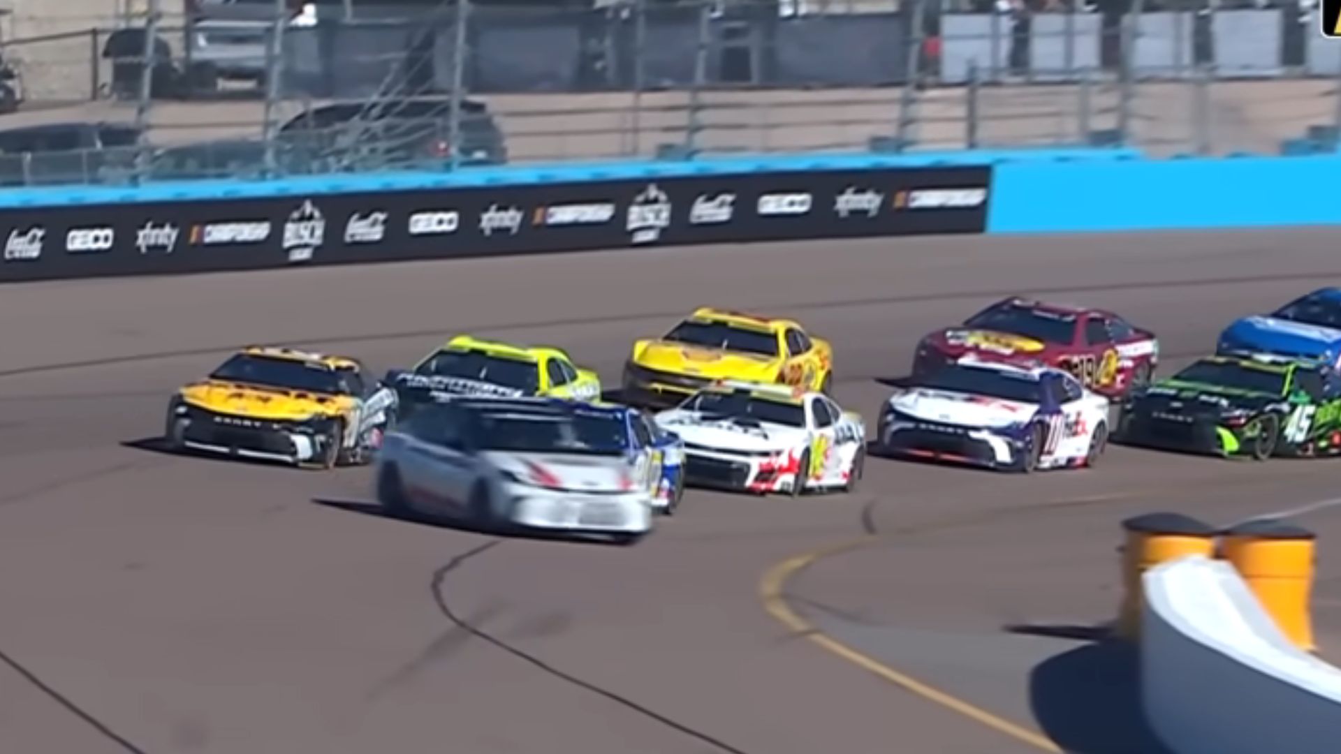 NASCAR Pace Car Crashes At Phoenix Raceway