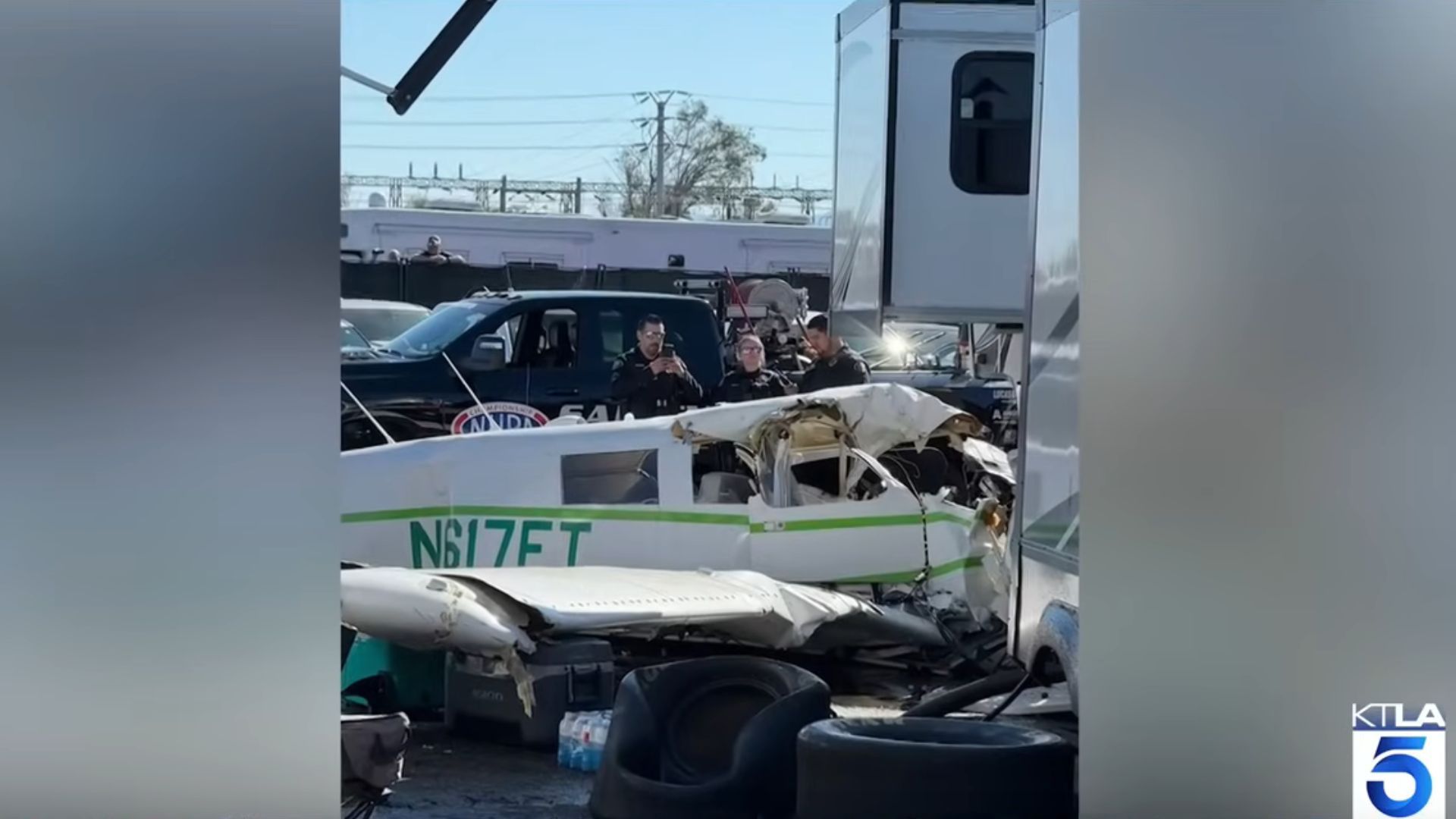 Plane Crashes At NHRA Finals In California