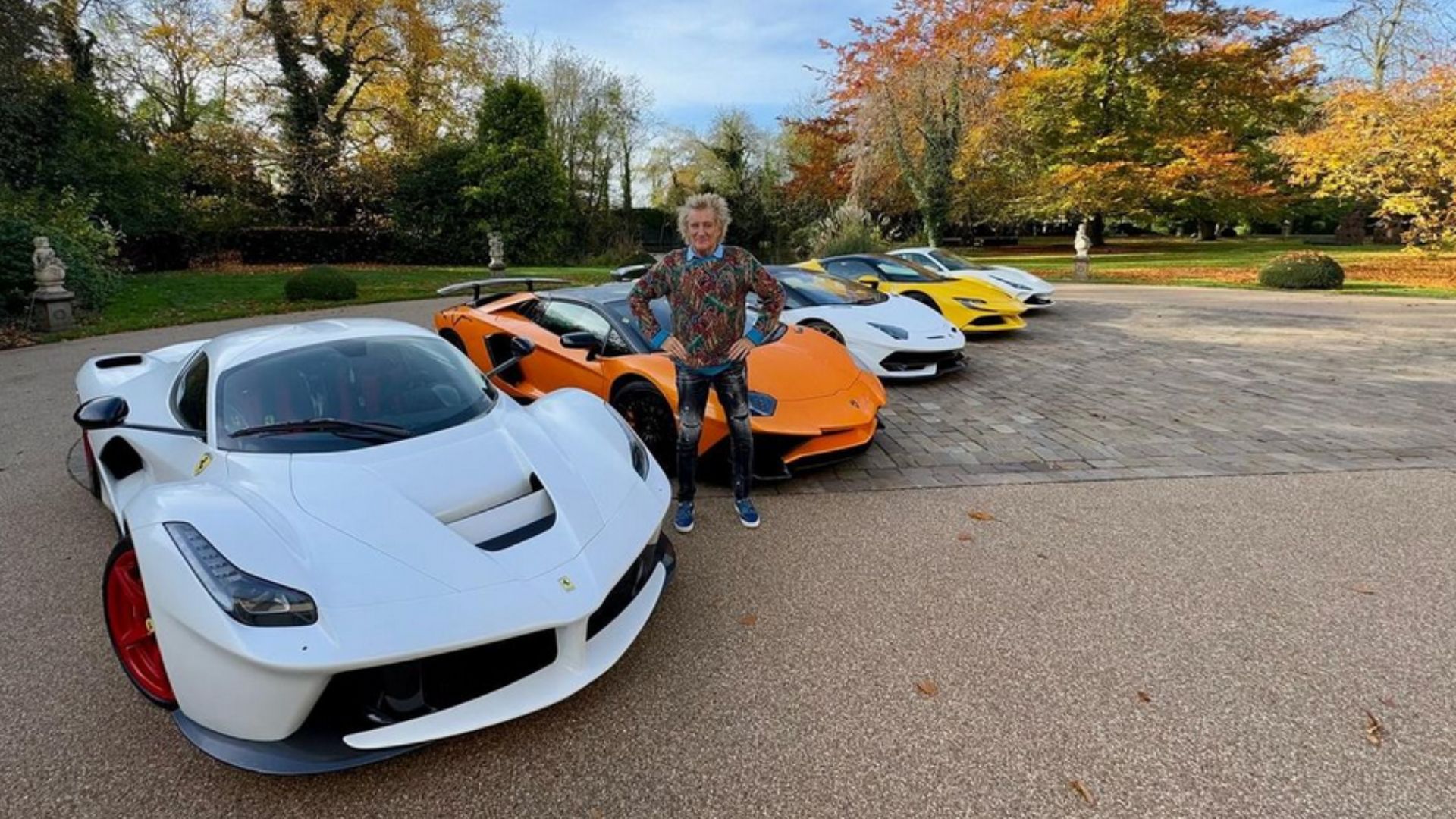 Rod Stewart Is Unloading Some Of His Ferraris And Lamborghinis