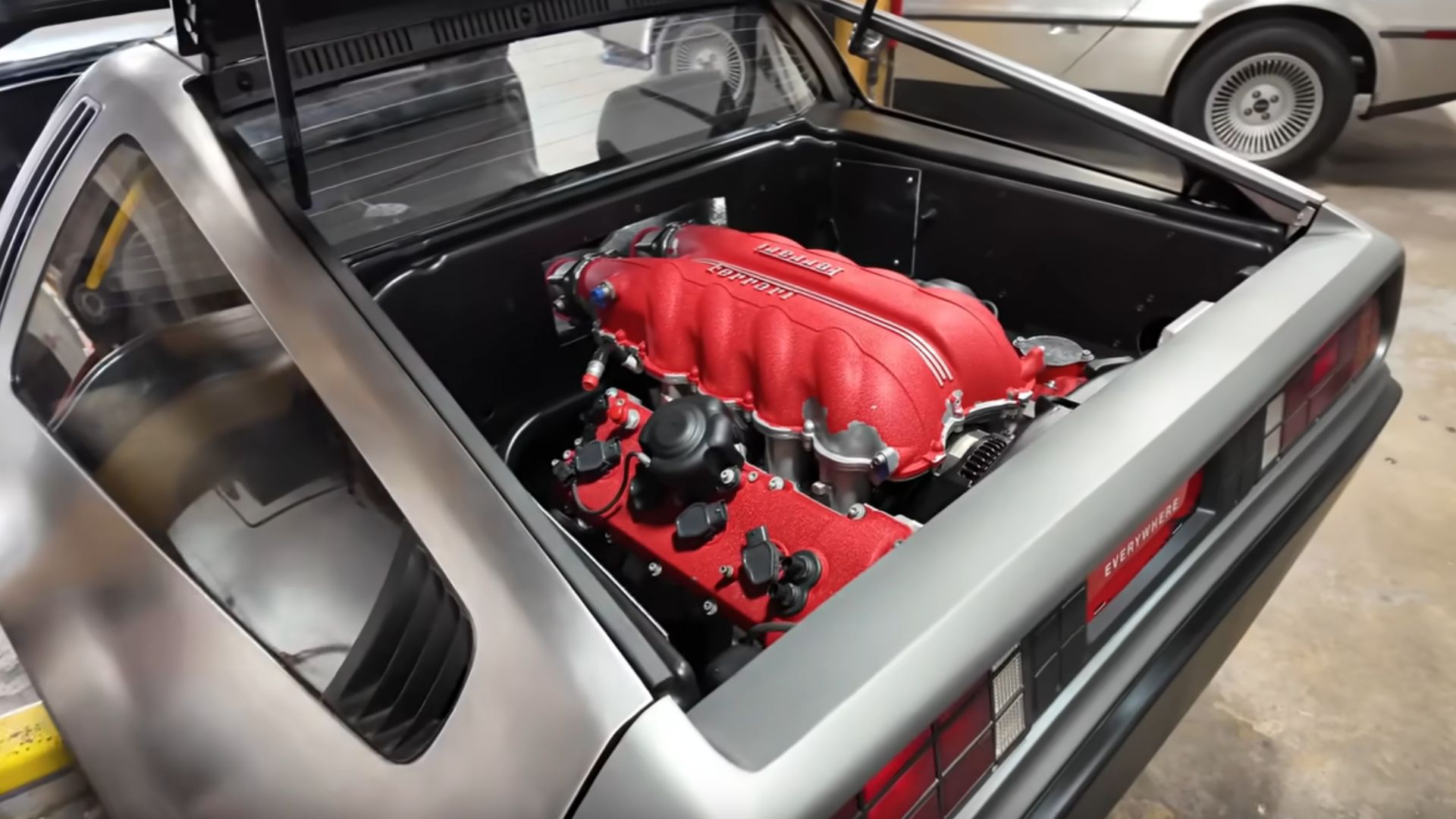 This DeLorean Is Playing With Ferrari Power