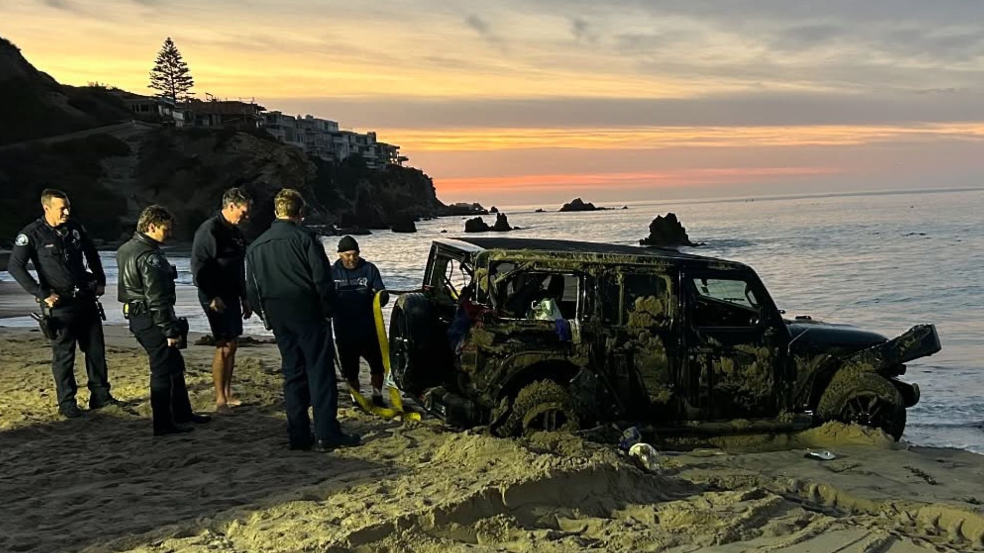 Brave Jeep Wrangler Rescued From Pacific Ocean