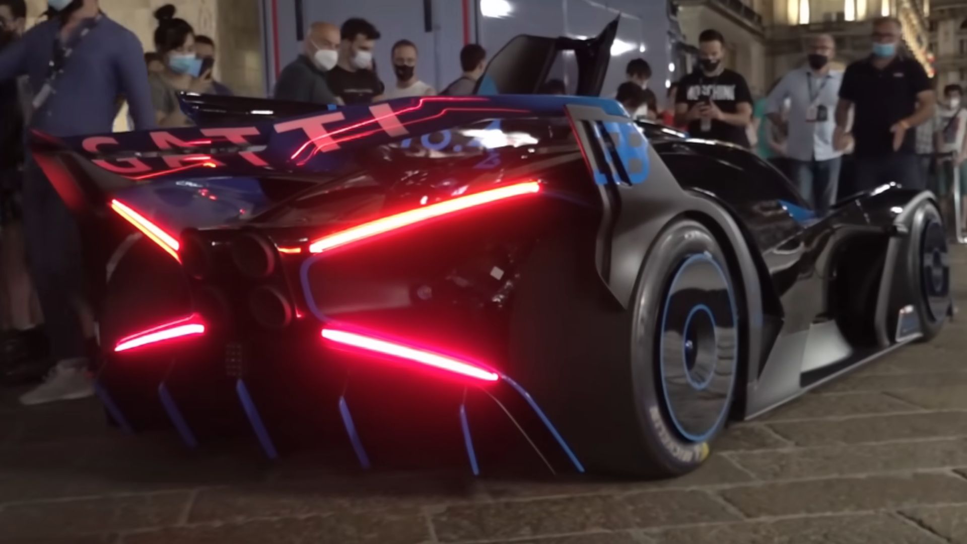 Bugatti Bolide Cold Startup Sounds Beastly