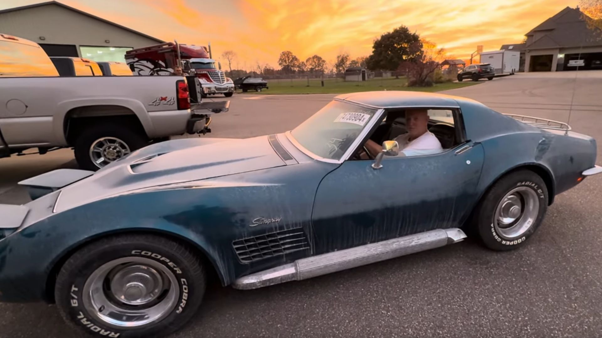 Guys Try Resurrecting Flooded 1972 Chevy Corvette