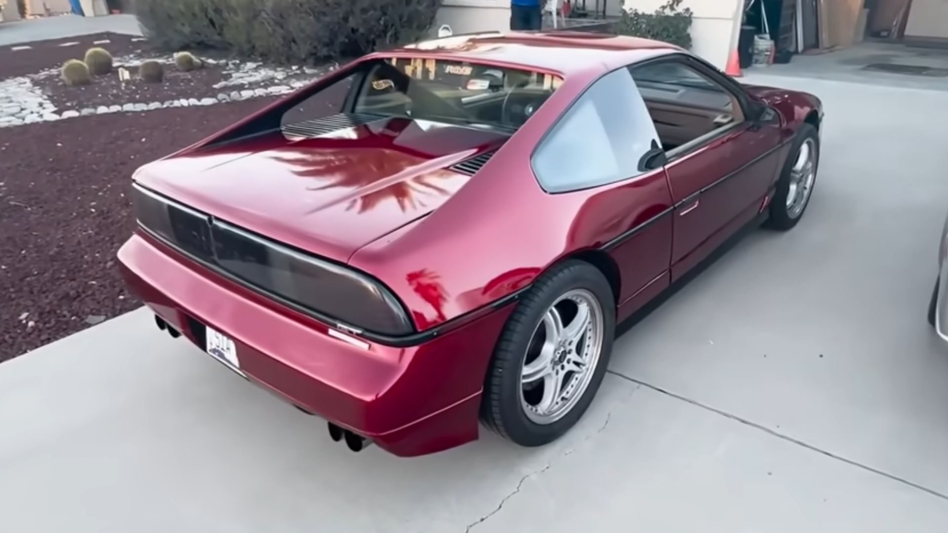 Pontiac Fiero Is Packing The Heat With A Cadillac V8