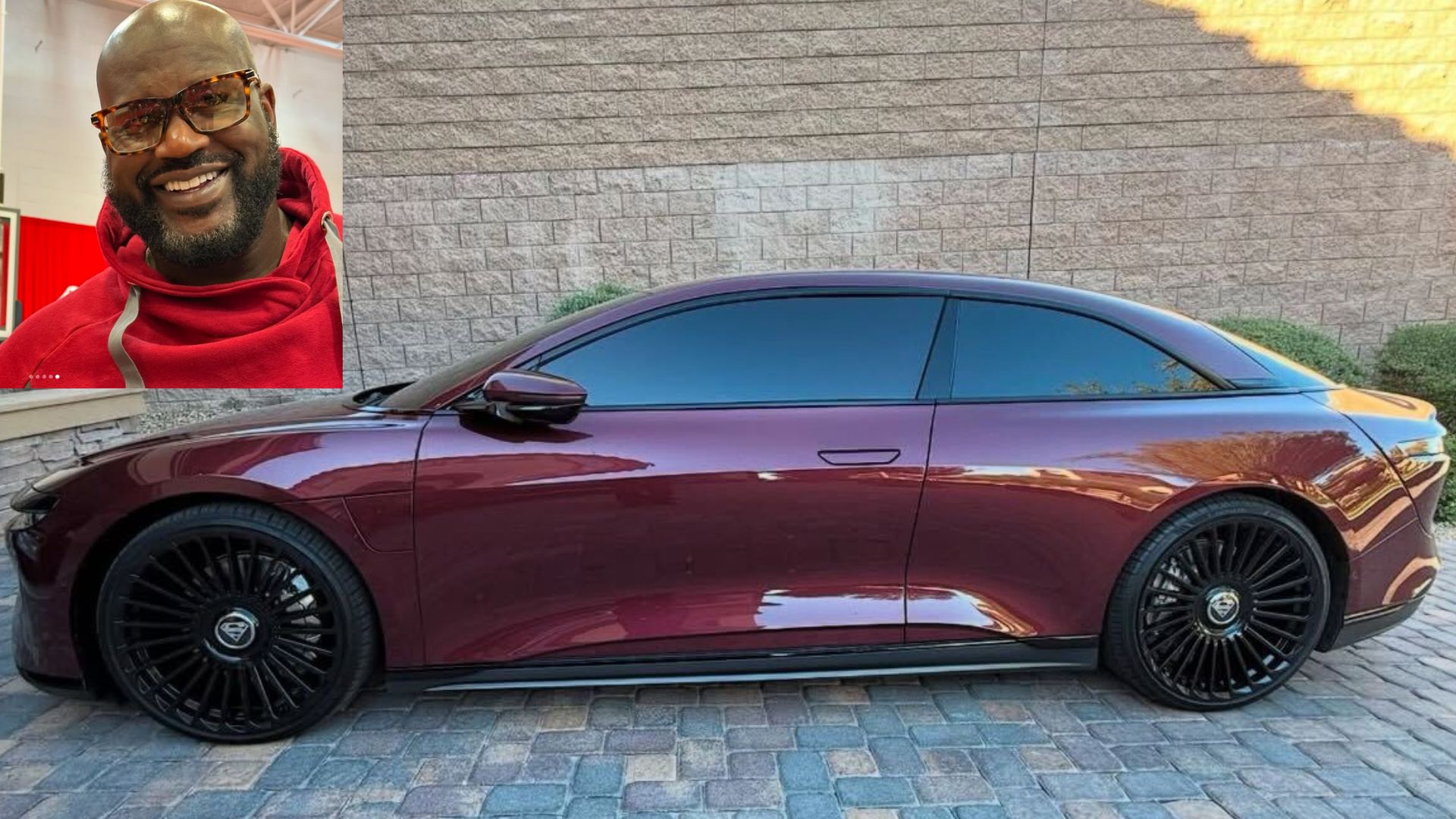Shaq Customizes His Lucid Air EV