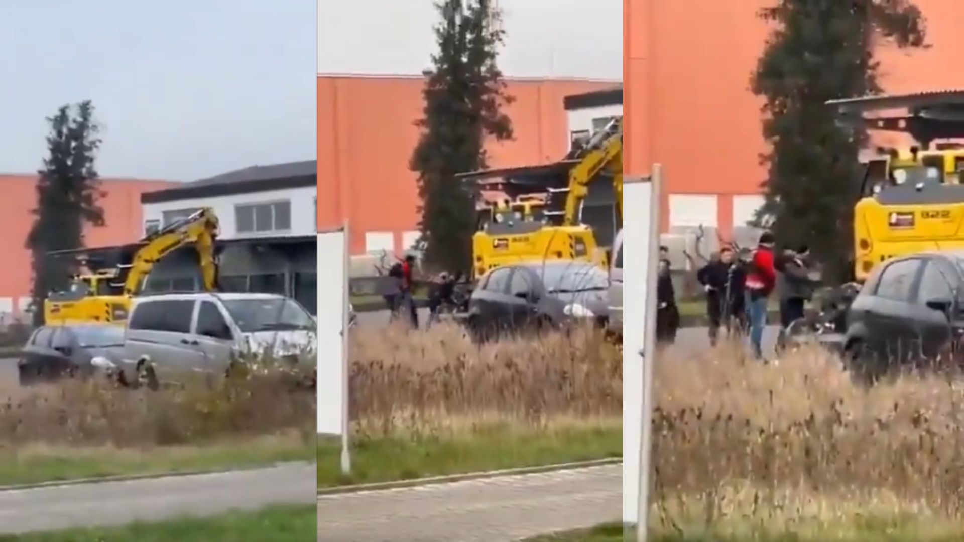 Angry German Man Steals Excavator And Goes On Destructive Rampage