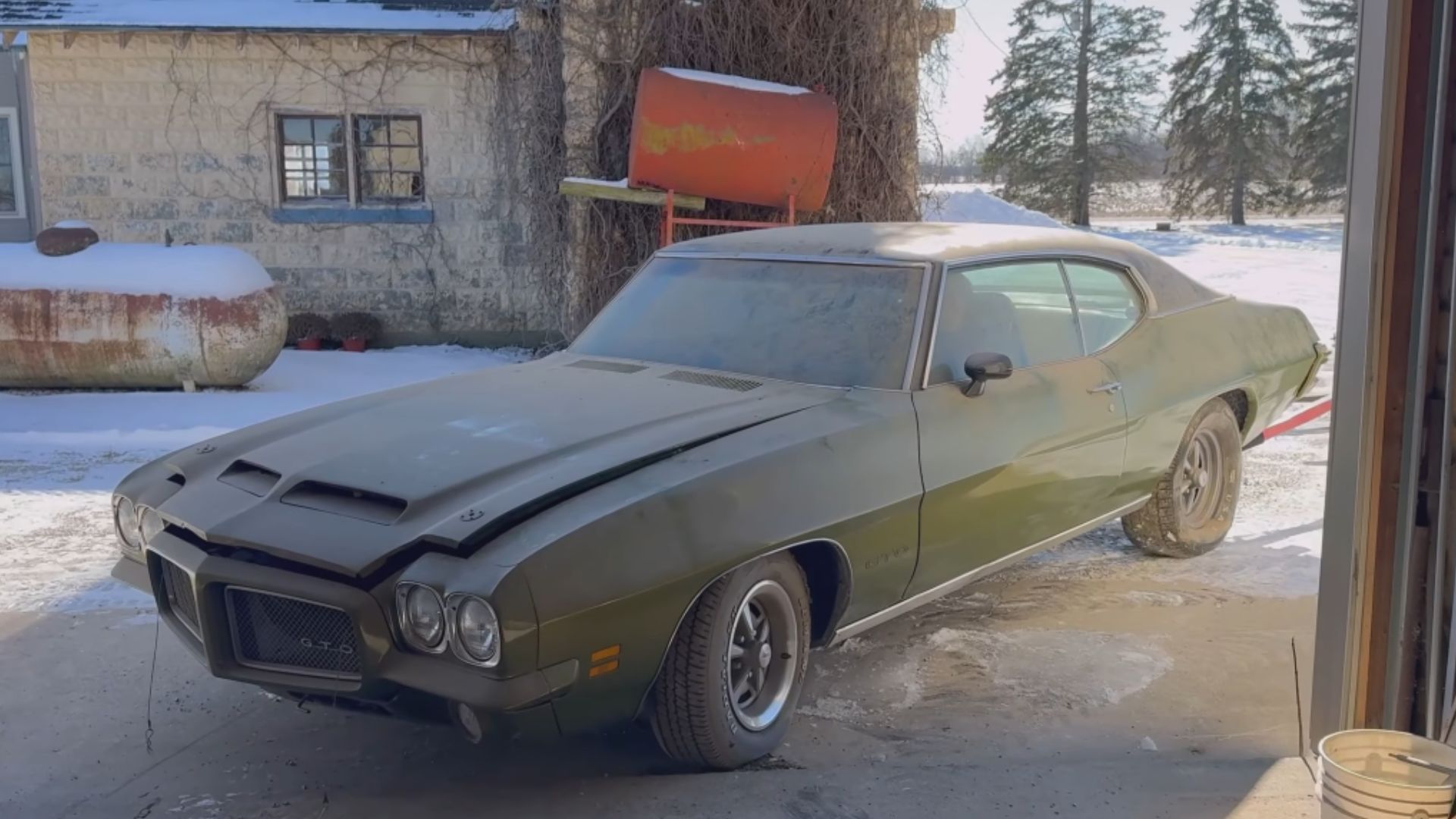 Barn Find Gold Someone Abandoned A 1972 Pontiac GTO