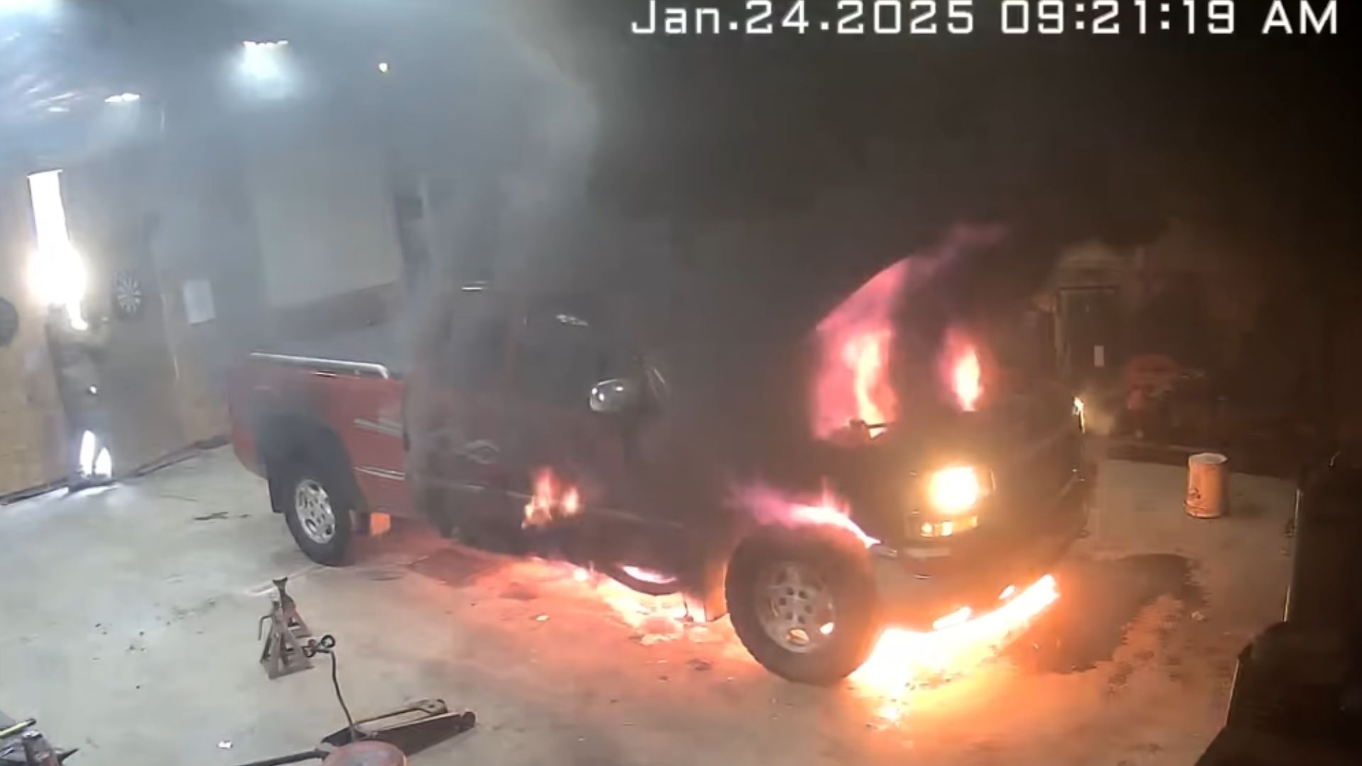 Car YouTuber Almost Loses It All In A Garage Fire
