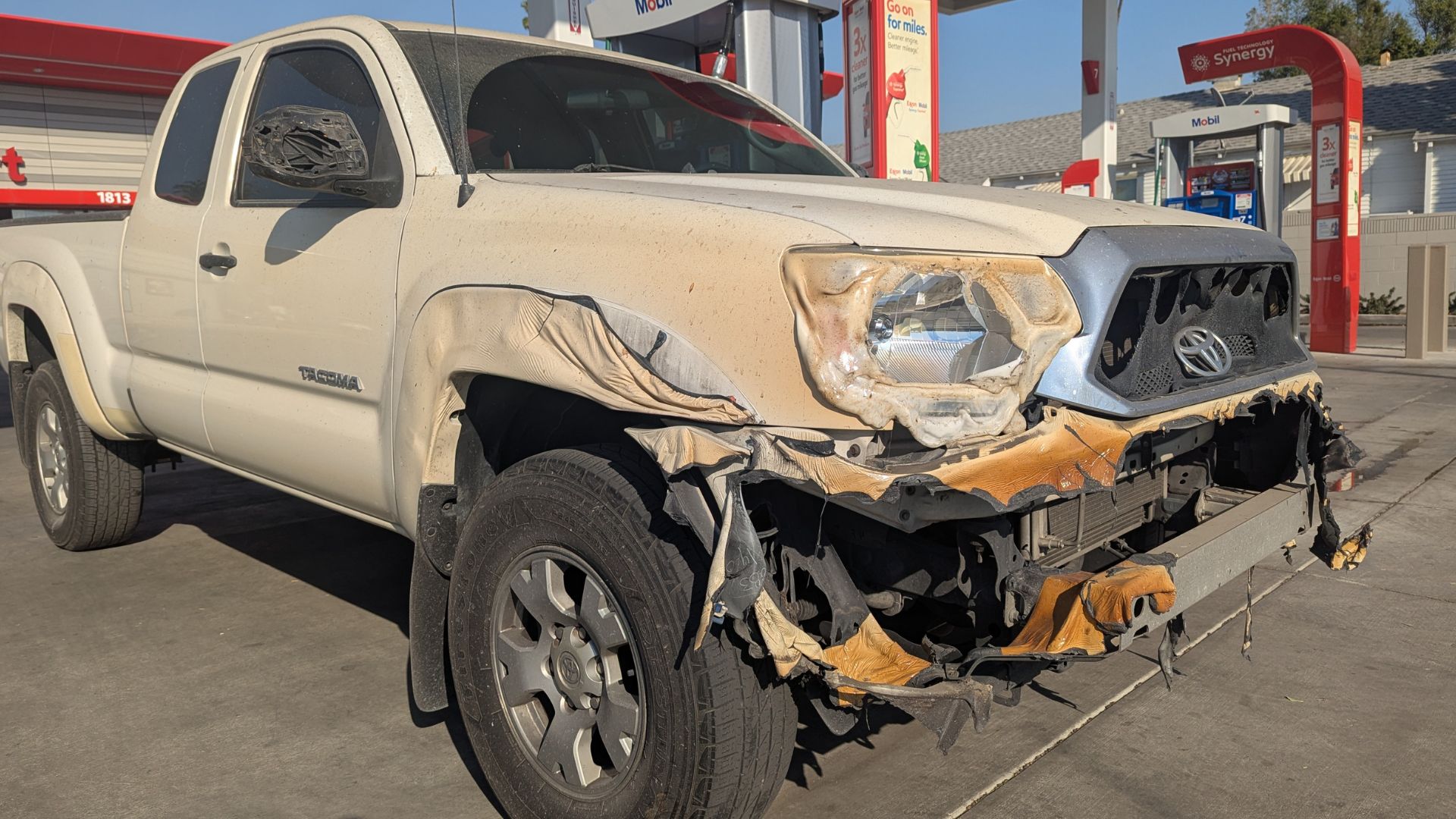 Tough As Nails Melted By California Wildfire Toyota Tacoma Starts Up No Problem