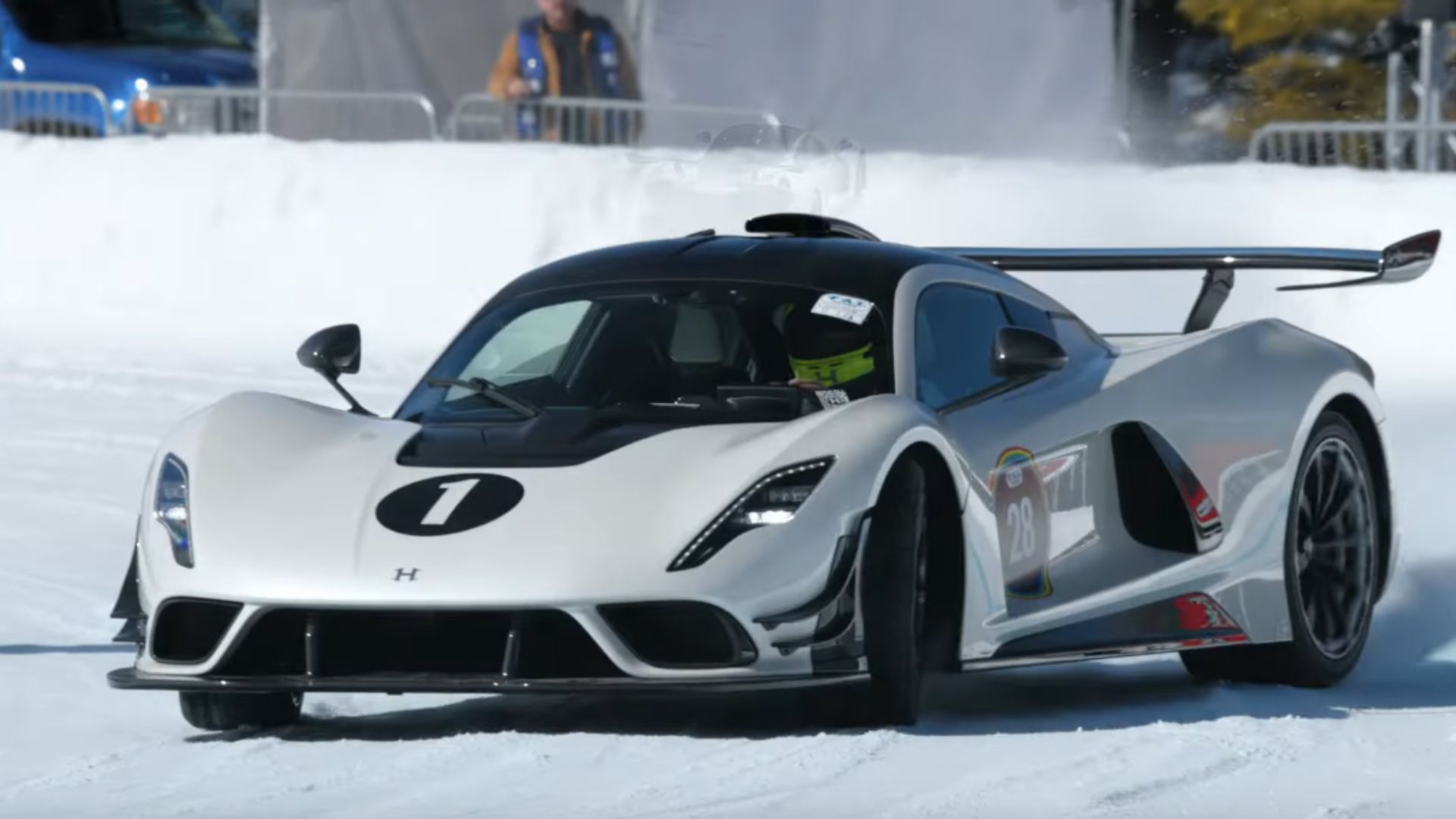 Venom F5 Drifts In The Snow