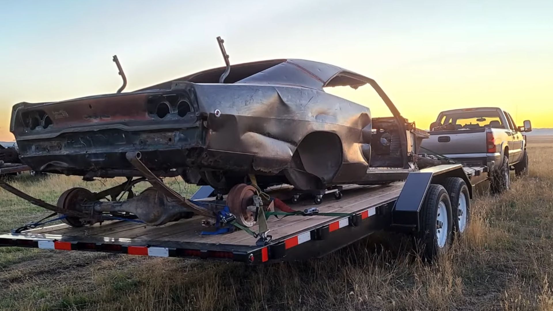 Watch 1968 Dodge Charger Rescued From A Field