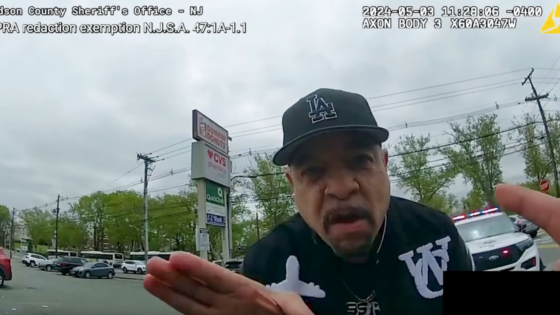 Watch Ice T Traffic Stop Bodycam Footage Leaks