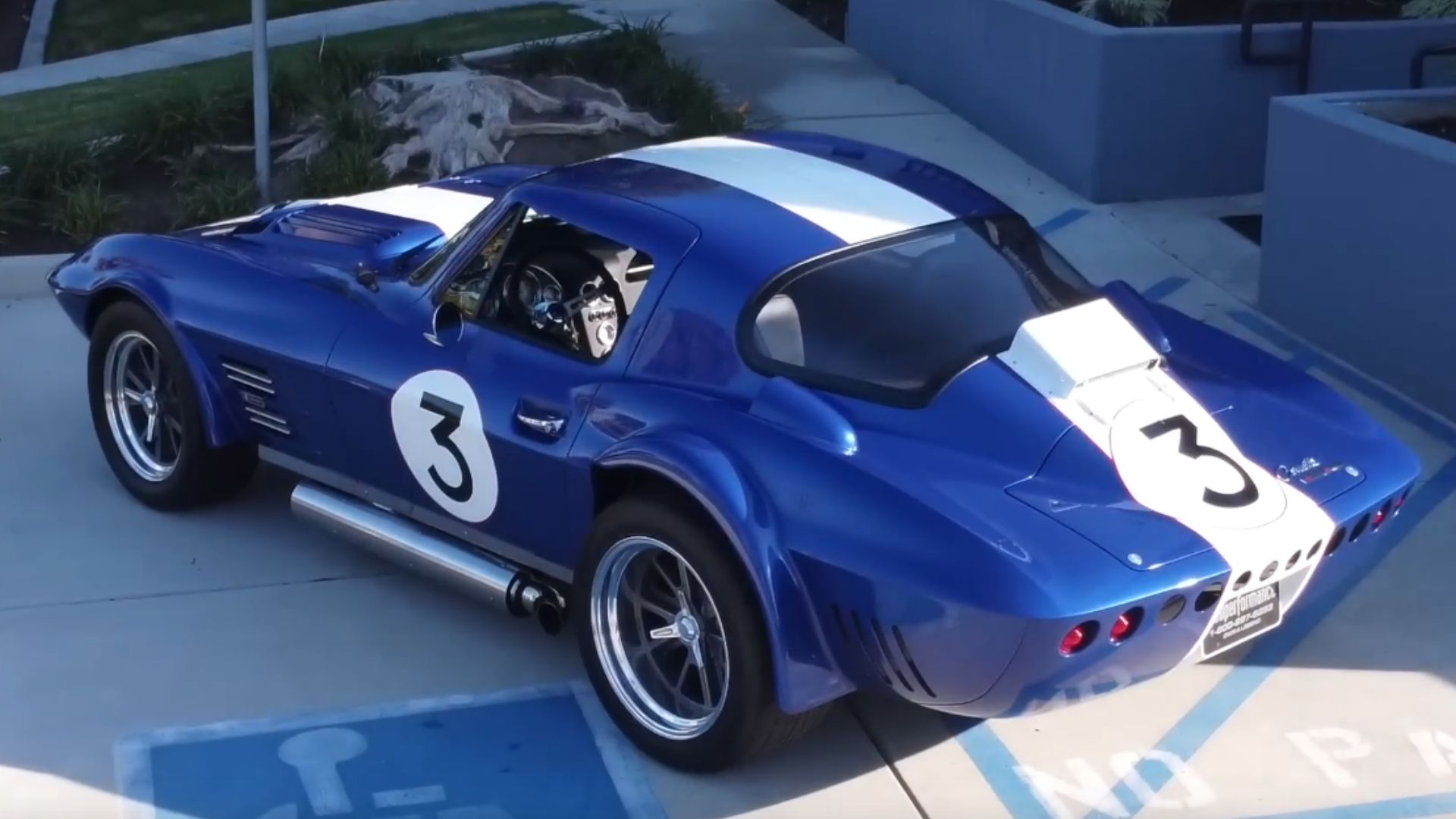 Beautiful And Brutal C2 Corvette Grand Sport With An Usual Engine