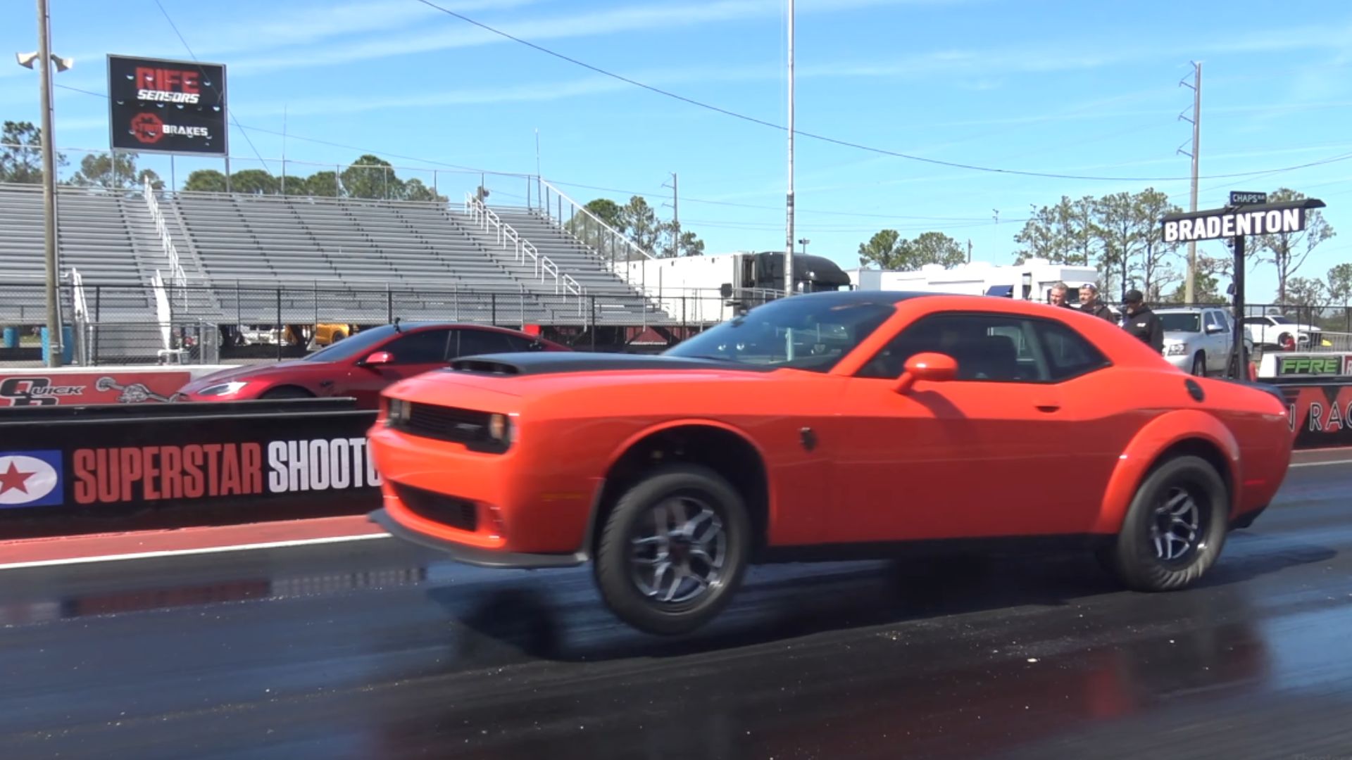 Dodge Demon 170 Races Tesla Model S Plaid