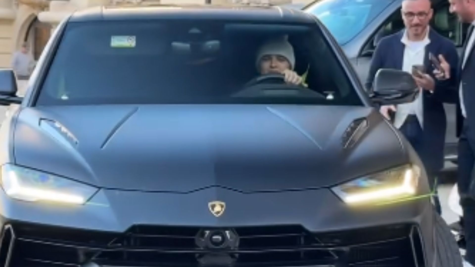 Lando Norris Spotted In His New Lamborghini Urus