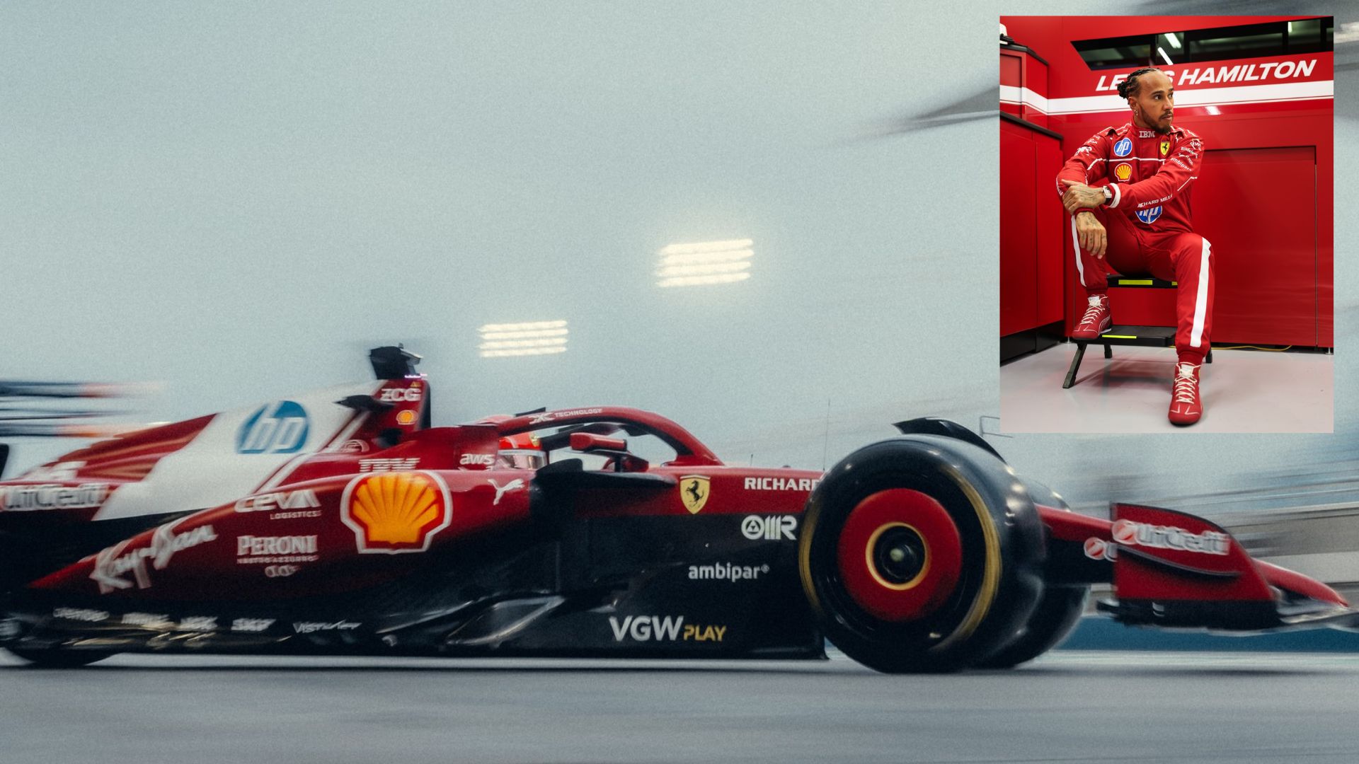 Lewis Hamilton Is ‘Bonding With His Ferrari SF