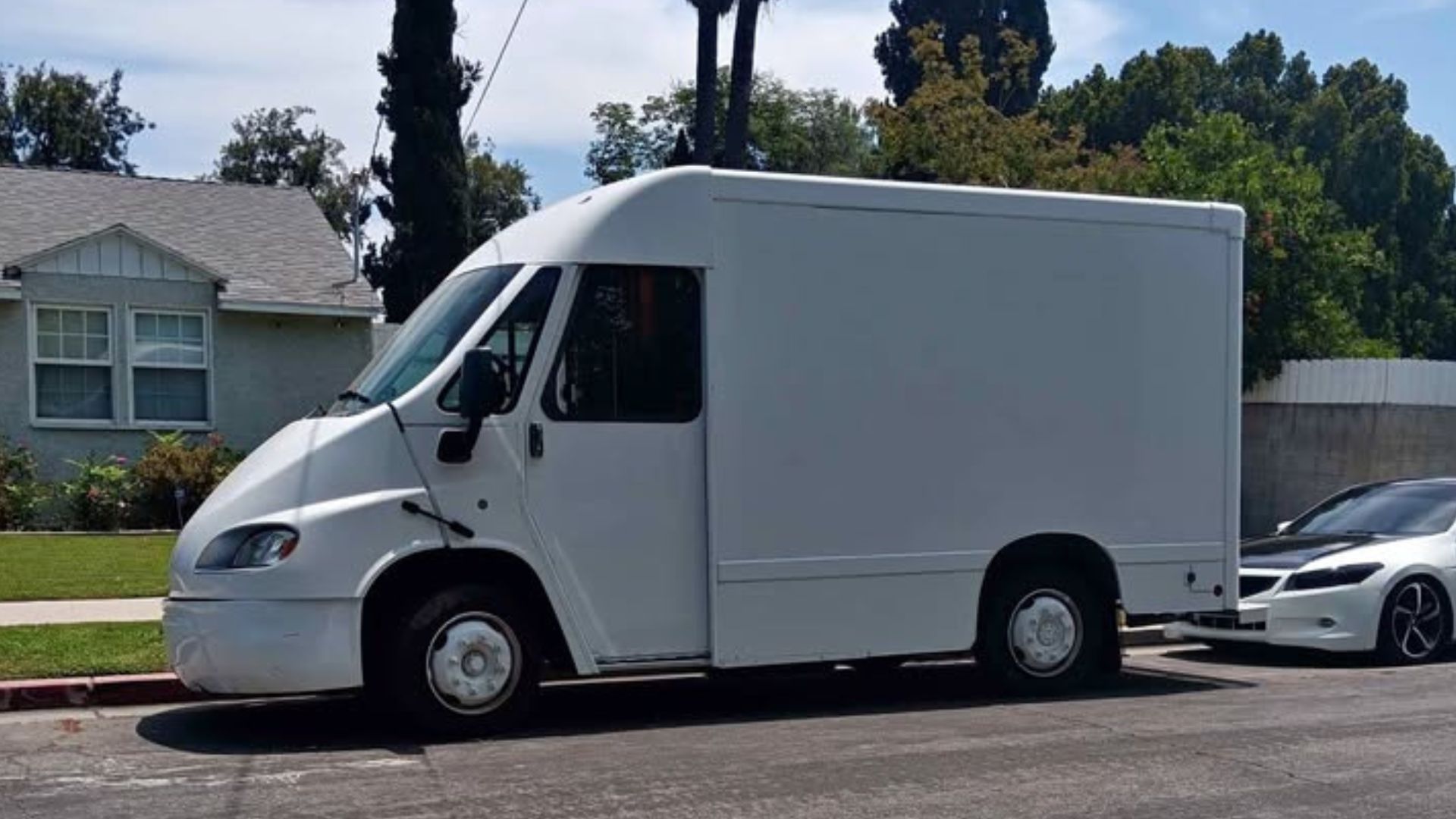 For Sale 1 Of 2 Tesla Built Freightliner EV Van