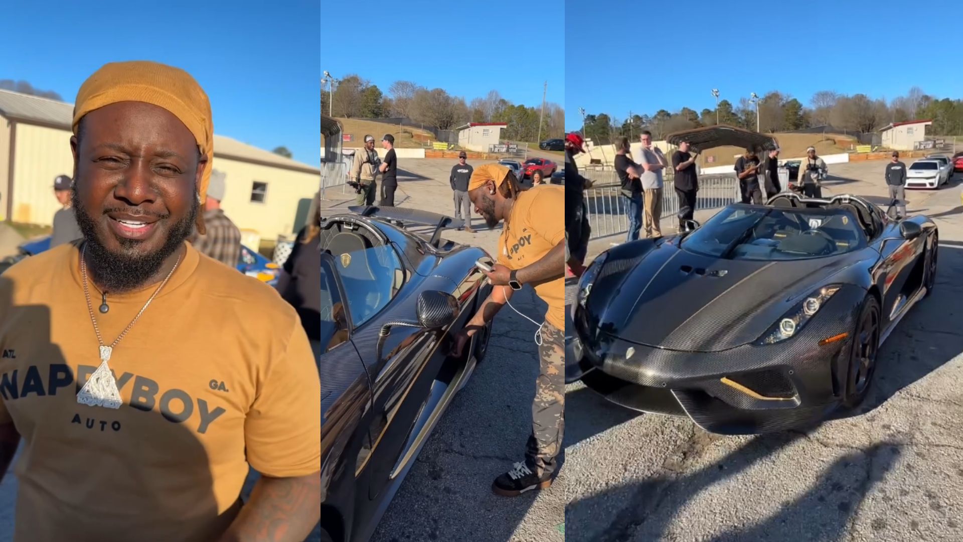 T Pain Flexes Taking Delivery Of His New Koenigsegg Regera On Livestream