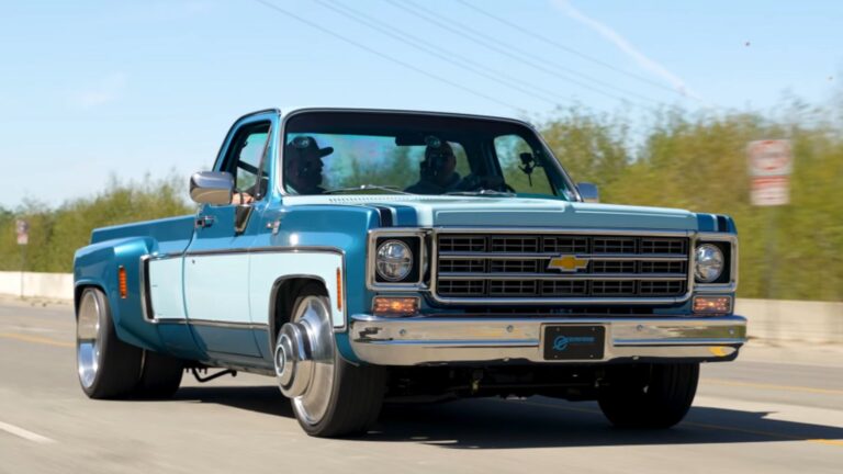 Turbodiesel ‘78 Chevy Squarebody Dually Rocks - Backfire News